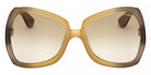 Tom Ford® JERRY FT1222 FT1222 41F 60 - Yellow / Gradient / Gradient Brown Sunglasses
