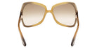 Tom Ford® JERRY FT1222 FT1222 41F 60 - Yellow / Gradient / Gradient Brown Sunglasses