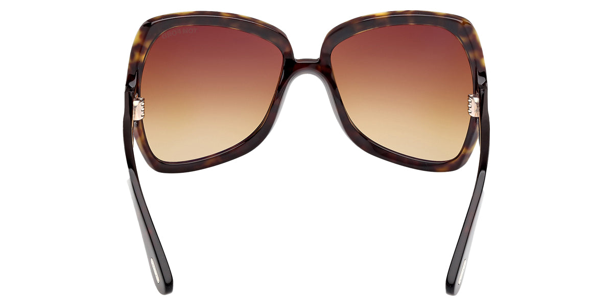 Tom Ford® JERRY FT1222 FT1222 52F 60 - Dark Havana / Gradient Brown Sunglasses