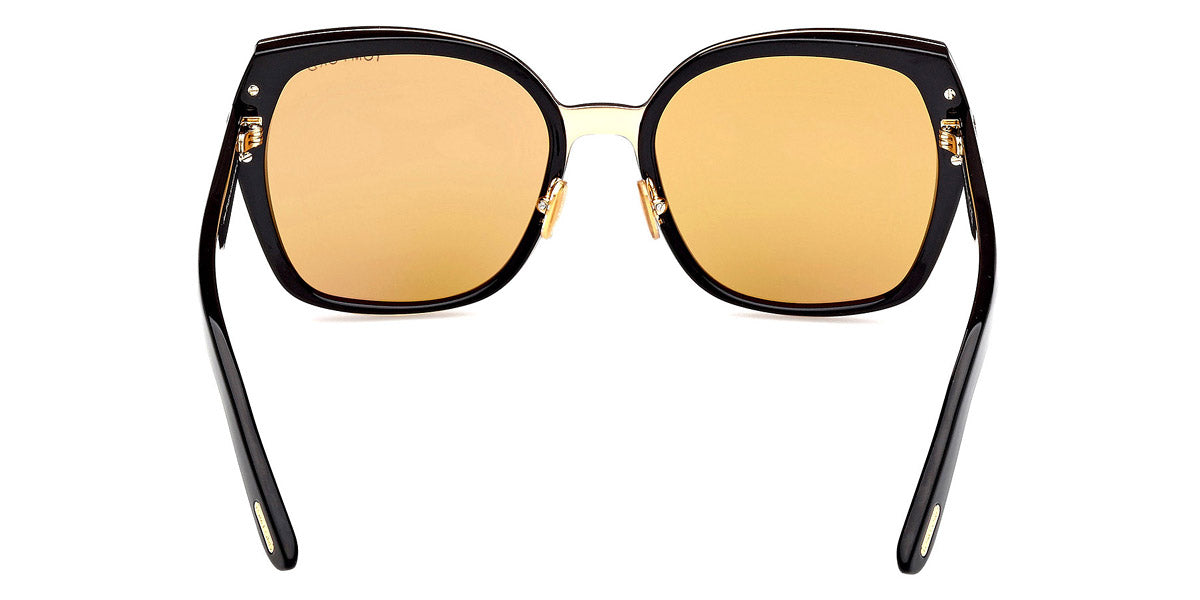 Tom Ford® Plum FT1223 FT1223 01E 58 - Shiny Black Sunglasses