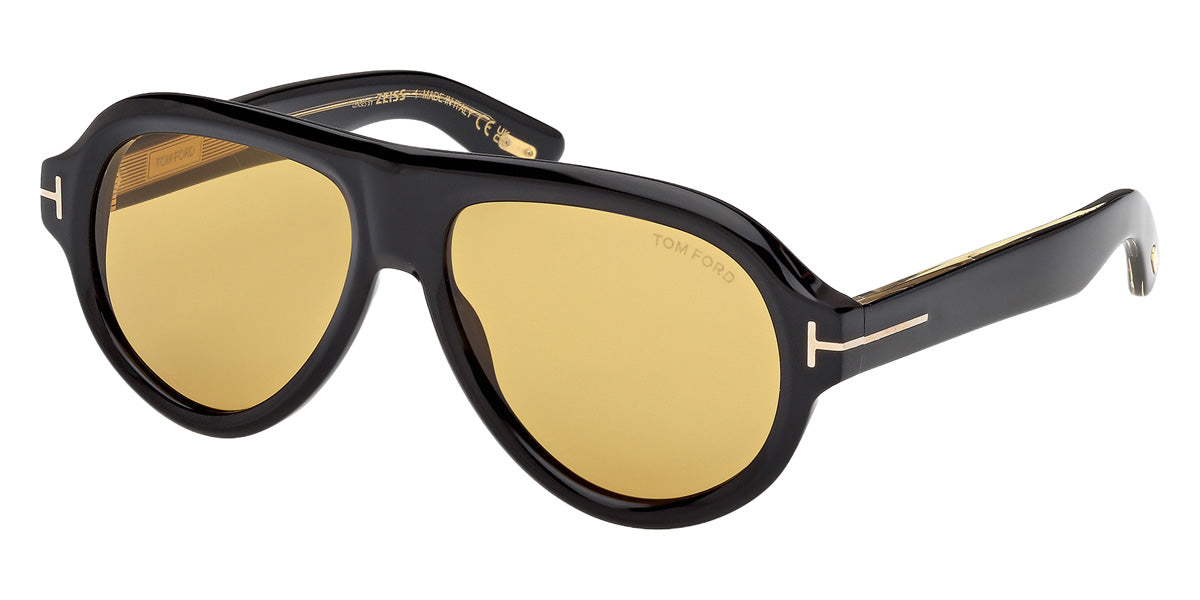 Tom Ford® FT1225 Sunglasses FT1225 01E 59 - 01E - Shiny Black/Shiny Black