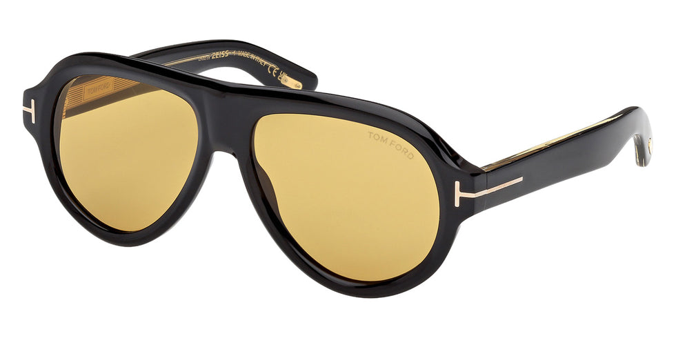 Tom Ford® FT1225 Sunglasses FT1225 01E 59 - 01E - Shiny Black/Shiny Black