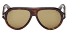 Tom Ford® FT1225 Sunglasses FT1225 52N 59 - 52N - Dark Havana/Dark Havana