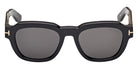 Tom Ford® FT1226 Sunglasses FT1226 01A 52 - 01A - Shiny Black/Shiny Black