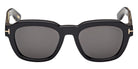 Tom Ford® FT1226-F Sunglasses FT1226-F 01A 53 - 01A - Shiny Black/Shiny Black