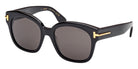 Tom Ford® FT1235 Sunglasses FT1235 01A 55 - 01A - Shiny Black/Shiny Black