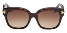 Tom Ford® FT1235 Sunglasses FT1235 52F 55 - 52F - Dark Havana/Dark Havana