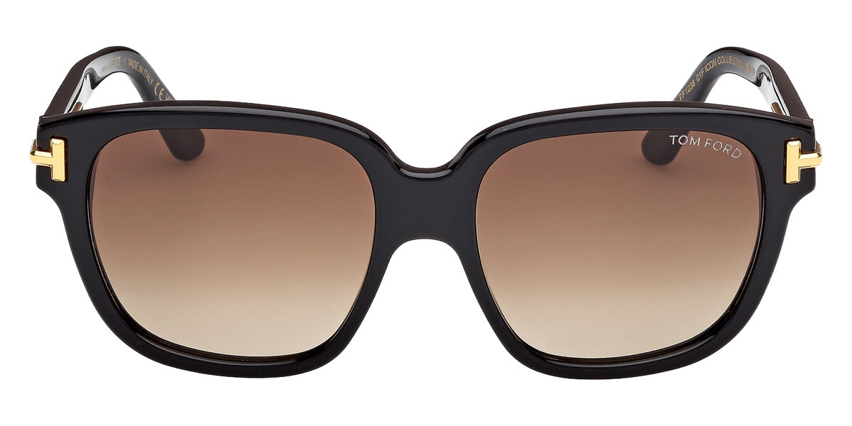 Tom Ford® FT1236 Sunglasses FT1236 01F 58 - 01F - Shiny Black/Shiny Black