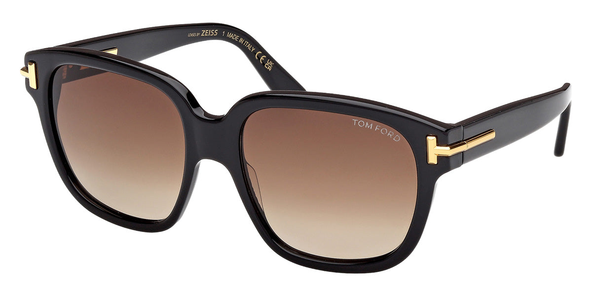 Tom Ford® FT1236 Sunglasses FT1236 01F 58 - 01F - Shiny Black/Shiny Black