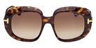 Tom Ford® FT1237 Sunglasses FT1237 52F 53 - 52F - Dark Havana/Dark Havana
