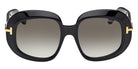 Tom Ford® FT1237-F Sunglasses FT1237-F 01B 53 - 01B - Shiny Black/Shiny Black