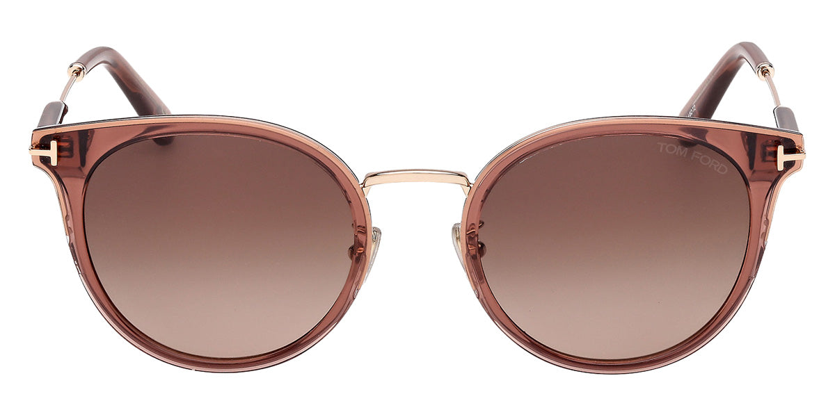 Tom Ford® FT1244-K Sunglasses FT1244-K 45F 54 - 45F - Shiny Light Brown/Shiny Light Brown