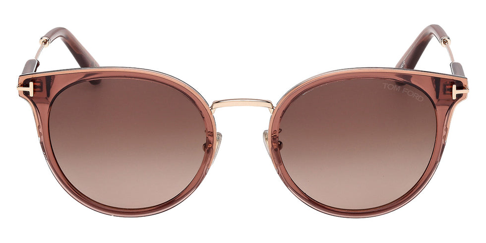 Tom Ford® FT1244-K Sunglasses FT1244-K 45F 54 - 45F - Shiny Light Brown/Shiny Light Brown