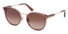 Tom Ford® FT1244-K Sunglasses FT1244-K 45F 54 - 45F - Shiny Light Brown/Shiny Light Brown