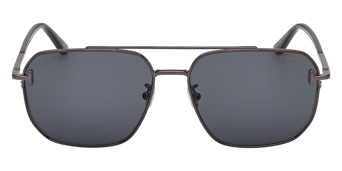 Tom Ford® FT1249-K Sunglasses FT1249-K 08A 61 - 08A - Shiny Gunmetal/Shiny Gunmetal