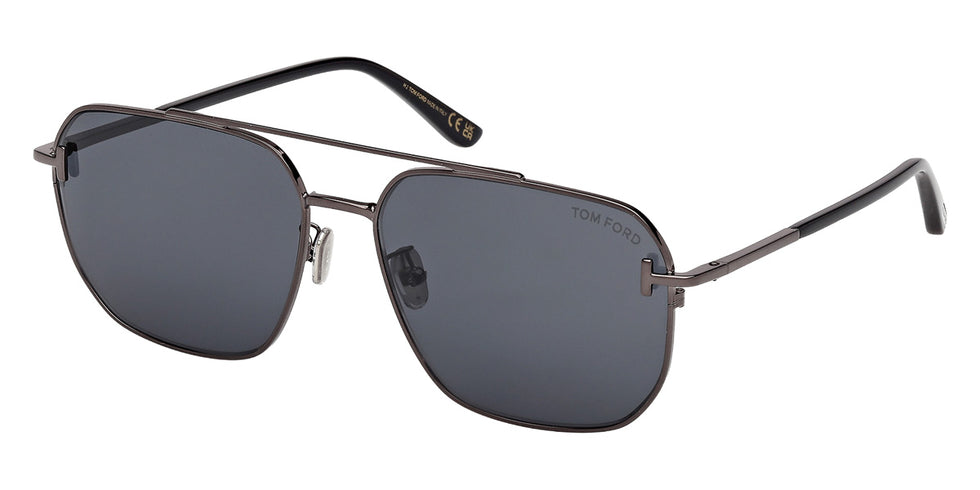 Tom Ford® FT1249-K Sunglasses FT1249-K 08A 61 - 08A - Shiny Gunmetal/Shiny Gunmetal
