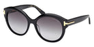 Tom Ford® FT1251 Sunglasses FT1251 01B 57 - 01B - Shiny Black/Shiny Black