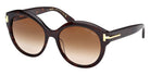Tom Ford® FT1251 Sunglasses FT1251 52F 57 - 52F - Dark Havana/Dark Havana