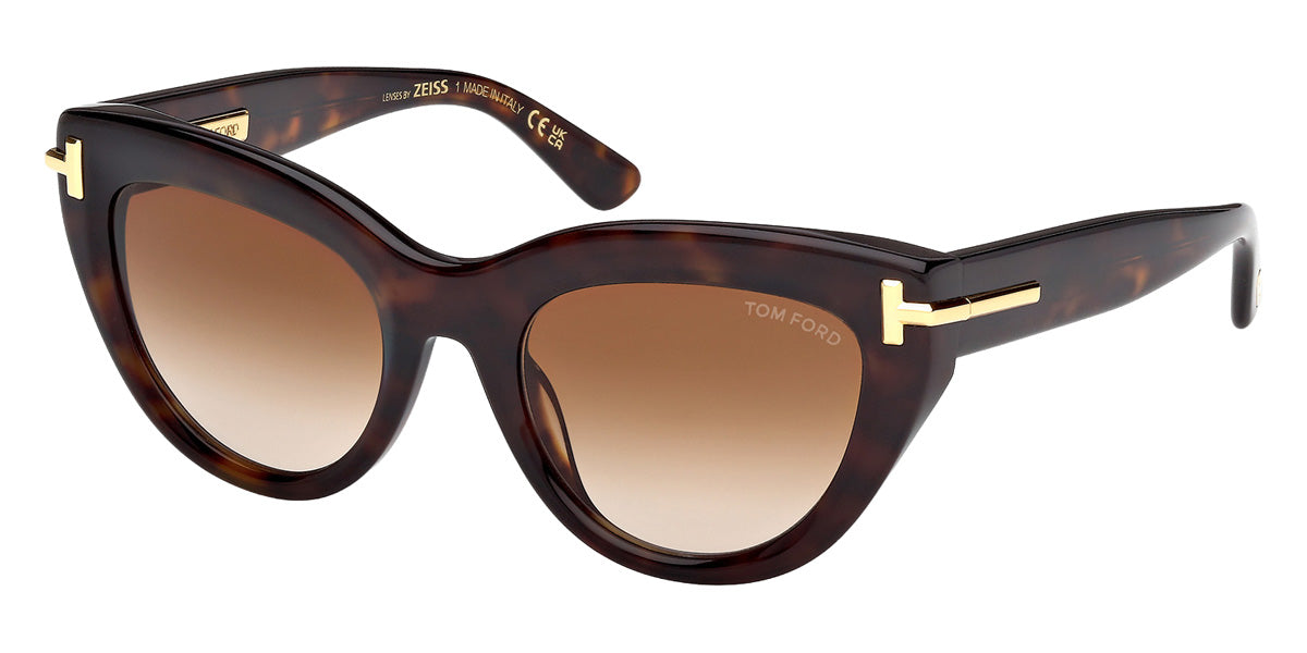 Tom Ford® FT1252 Sunglasses FT1252 52F 52 - 52F - Dark Havana/Dark Havana