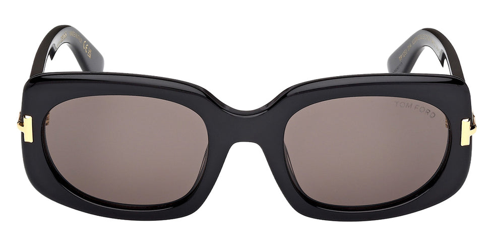 Tom Ford® FT1253 Sunglasses FT1253 01A 54 - 01A - Shiny Black/Shiny Black