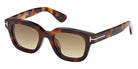 Tom Ford® FT1274-D Sunglasses - Blonde Havana/Gradient Brown