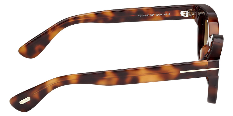 Tom Ford® FT1274-D Sunglasses - Blonde Havana/Gradient Brown