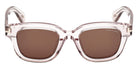 Tom Ford® FT1274-D Sunglasses - Shiny Light Pink/Brown