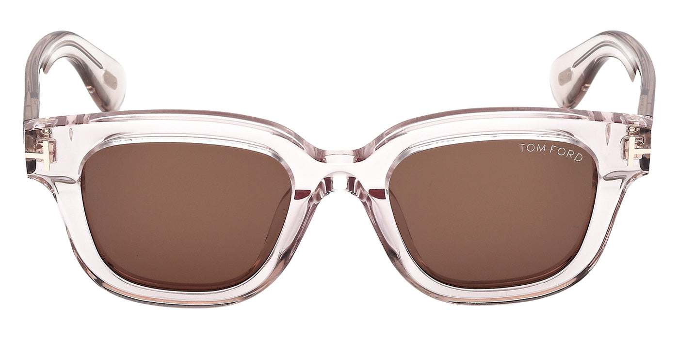Tom Ford® FT1274-D Sunglasses - Shiny Light Pink/Brown