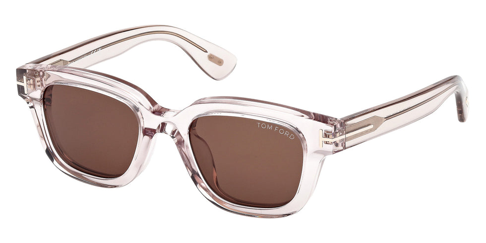 Tom Ford® FT1274-D Sunglasses - Shiny Light Pink/Brown