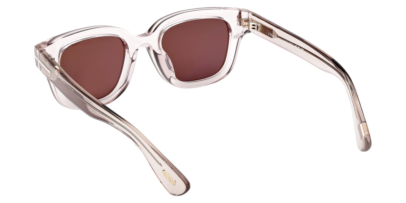 Tom Ford® FT1274-D Sunglasses - Shiny Light Pink/Brown