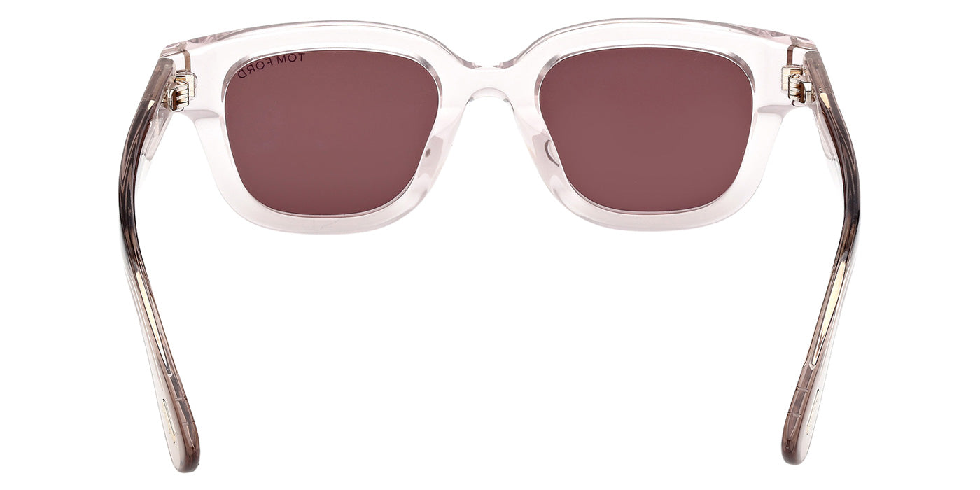 Tom Ford® FT1274-D Sunglasses - Shiny Light Pink/Brown