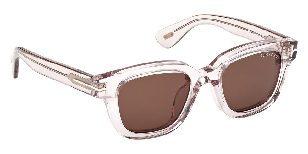 Tom Ford® FT1274-D Sunglasses - Shiny Light Pink/Brown