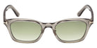 Tom Ford® FT1275-D Sunglasses - Shiny Dark Green/Gradient Green