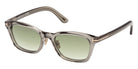 Tom Ford® FT1275-D Sunglasses - Shiny Dark Green/Gradient Green