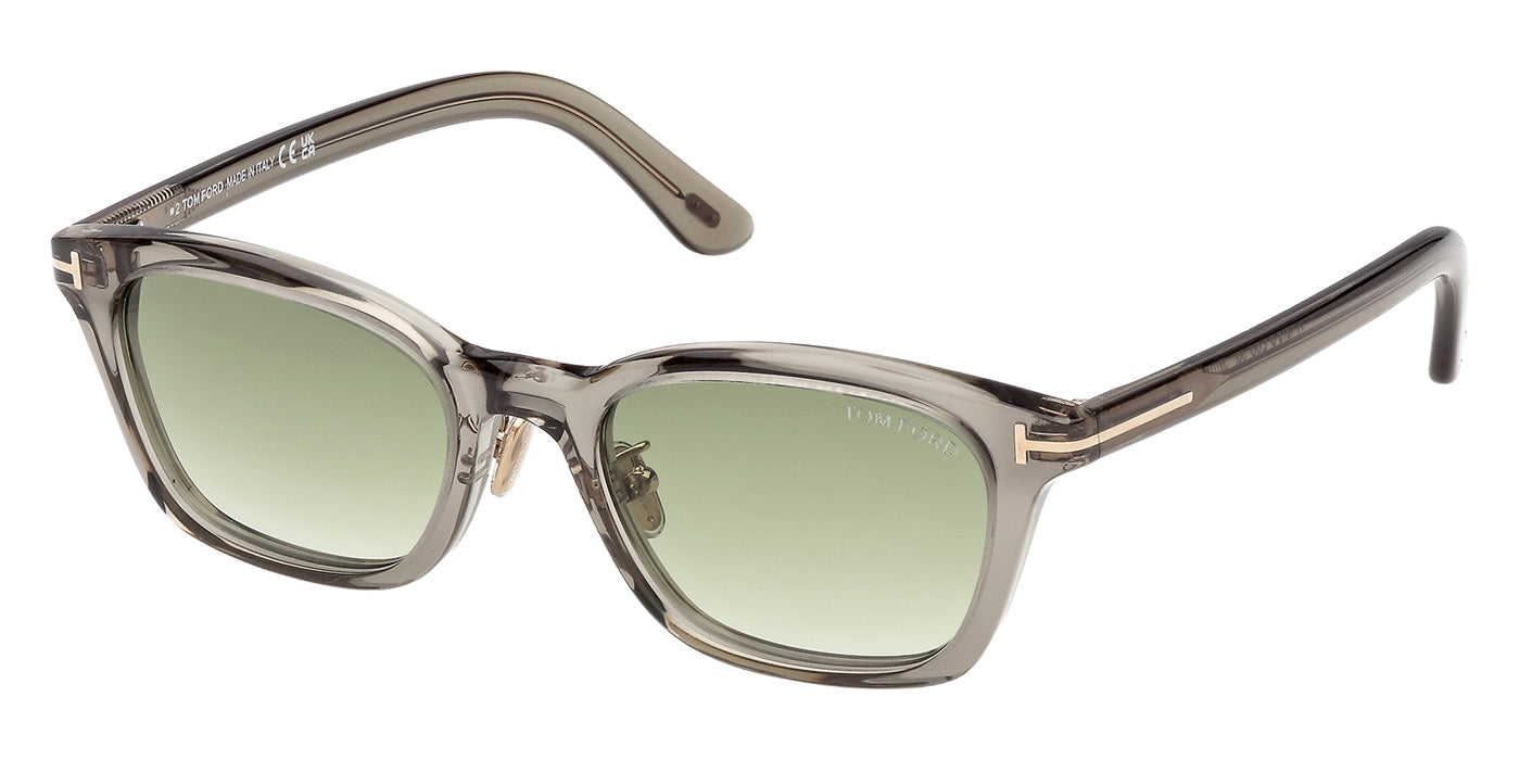 Tom Ford® FT1275-D Sunglasses - Shiny Dark Green/Gradient Green