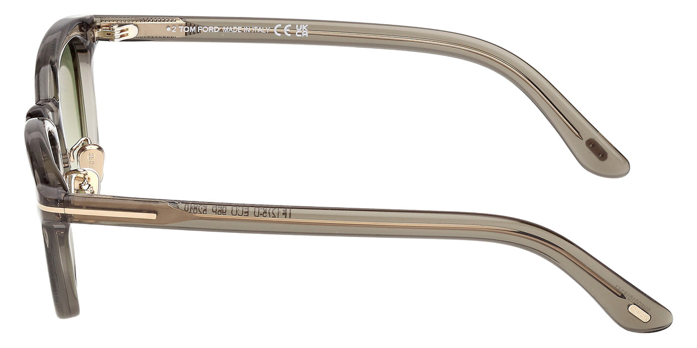 Tom Ford® FT1275-D Sunglasses - Shiny Dark Green/Gradient Green