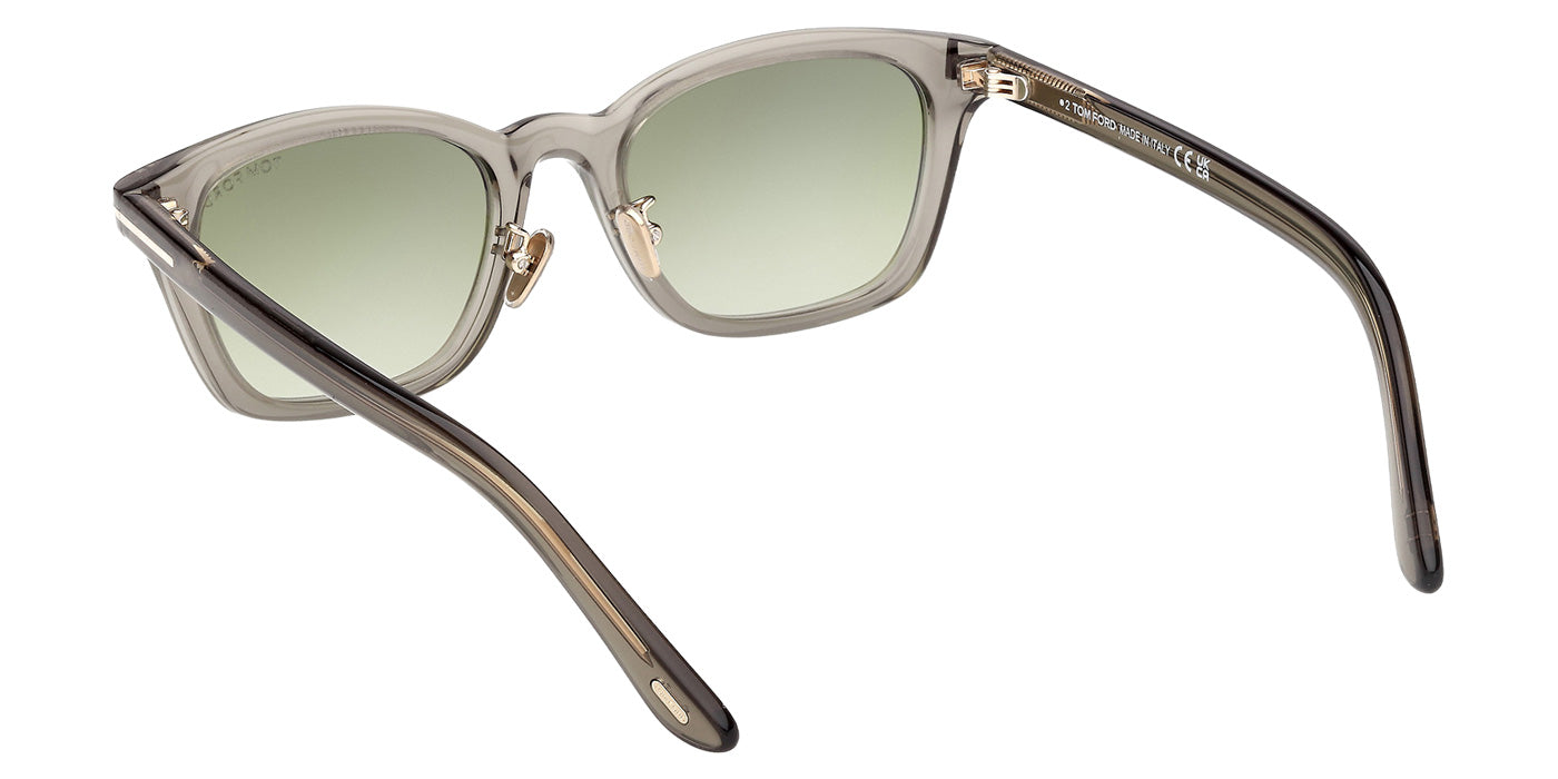 Tom Ford® FT1275-D Sunglasses - Shiny Dark Green/Gradient Green