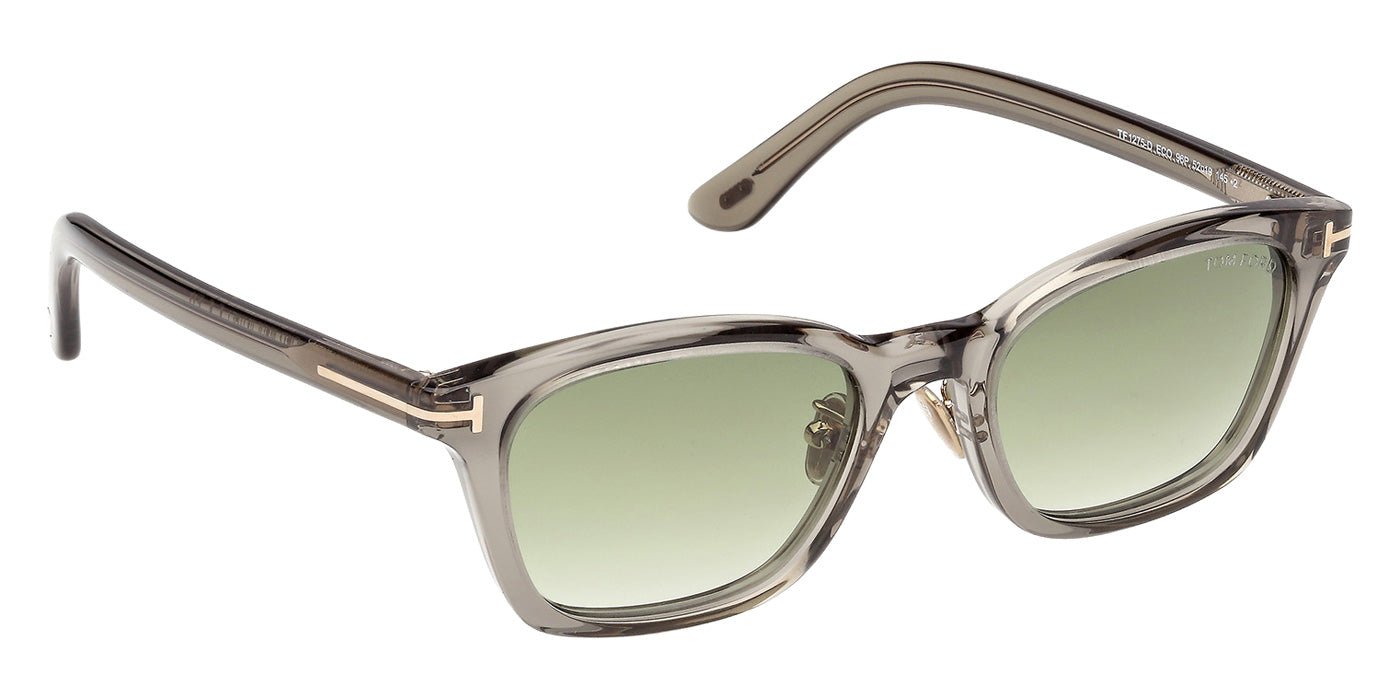 Tom Ford® FT1275-D Sunglasses - Shiny Dark Green/Gradient Green