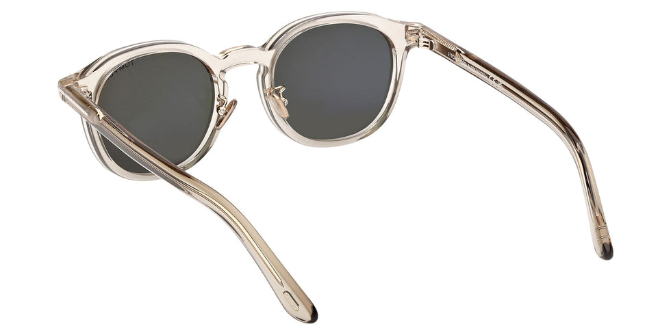 Tom Ford® FT1277-D Sunglasses - Shiny Light Brown/Green