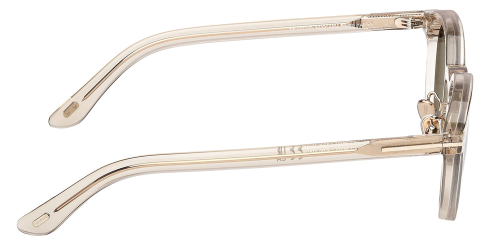 Tom Ford® FT1277-D Sunglasses - Shiny Light Brown/Green