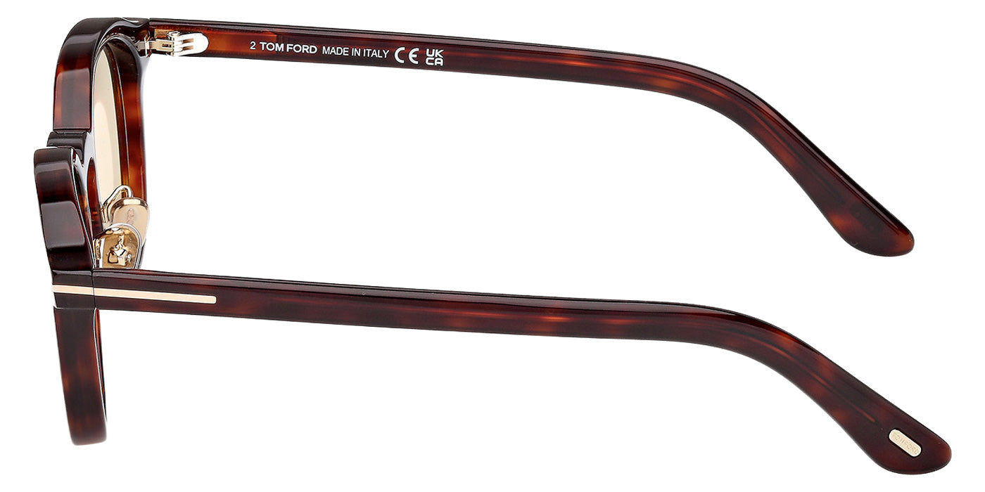 Tom Ford® FT1277-D Sunglasses - Red Havana/Brown