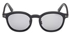 Tom Ford® FT1277-D-N Sunglasses - Matte Black/Smoke