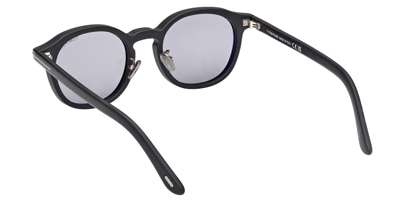 Tom Ford® FT1277-D-N Sunglasses - Matte Black/Smoke