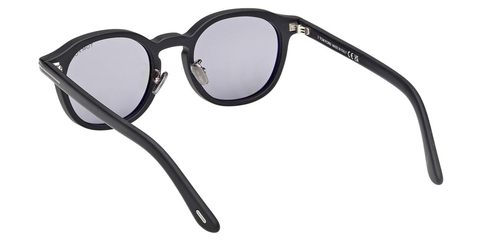 Tom Ford® FT1277-D-N Sunglasses - Matte Black/Smoke