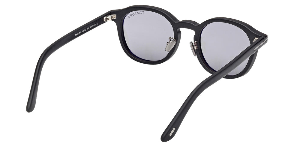 Tom Ford® FT1277-D-N Sunglasses - Matte Black/Smoke