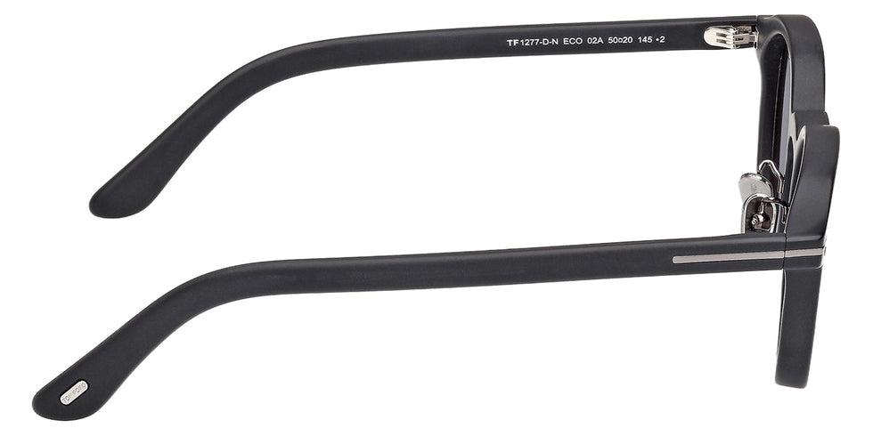 Tom Ford® FT1277-D-N Sunglasses - Matte Black/Smoke