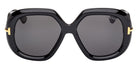 Tom Ford® FT1278 Sunglasses FT1278 01A 56 - 01A - Shiny Black/Shiny Black