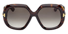 Tom Ford® FT1278 Sunglasses FT1278 52B 56 - 52B - Dark Havana/Dark Havana