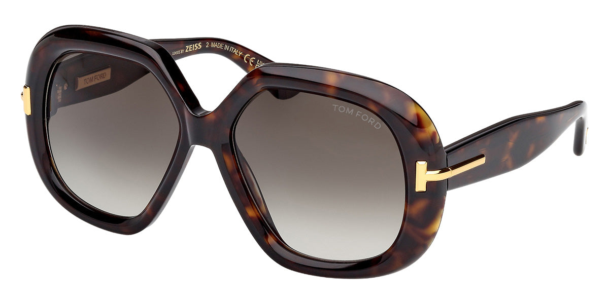 Tom Ford® FT1278 Sunglasses FT1278 52B 56 - 52B - Dark Havana/Dark Havana