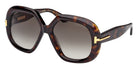 Tom Ford® FT1278 Sunglasses FT1278 52B 56 - 52B - Dark Havana/Dark Havana